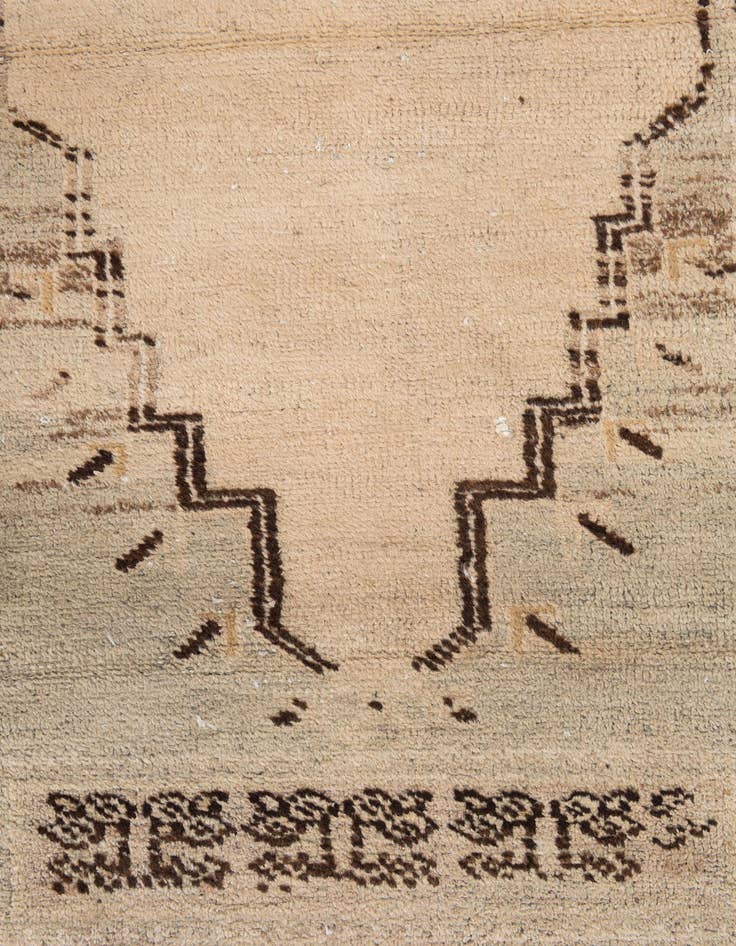 Detail image of  3' x 5'  Hand Knotted Ultra Vintage Persian Wool Rug