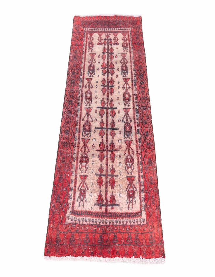 Detail image of  2' 9 x 5' 1  Hand Knotted Ultra Vintage Persian Wool Rug