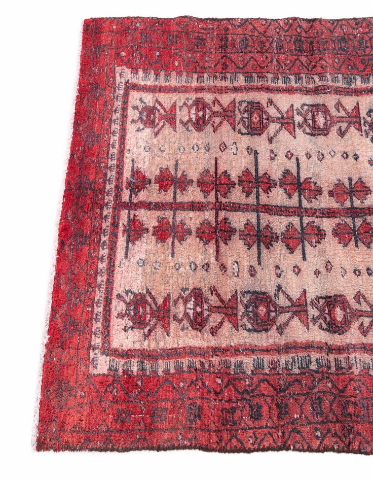 Detail image of  2' 9 x 5' 1  Hand Knotted Ultra Vintage Persian Wool Rug