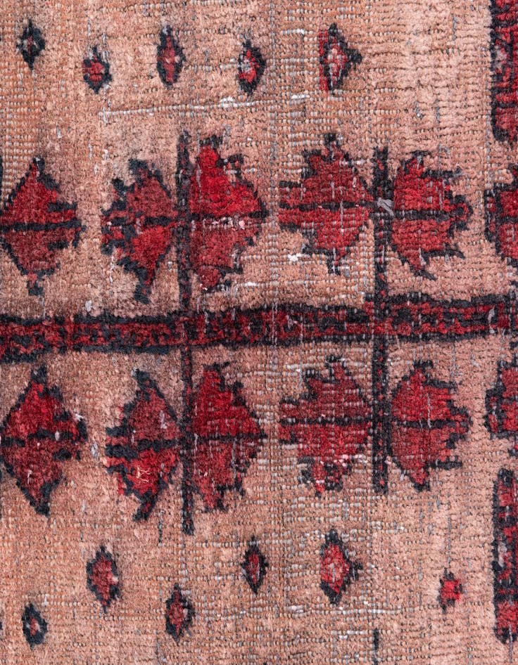 Detail image of  2' 9 x 5' 1  Hand Knotted Ultra Vintage Persian Wool Rug