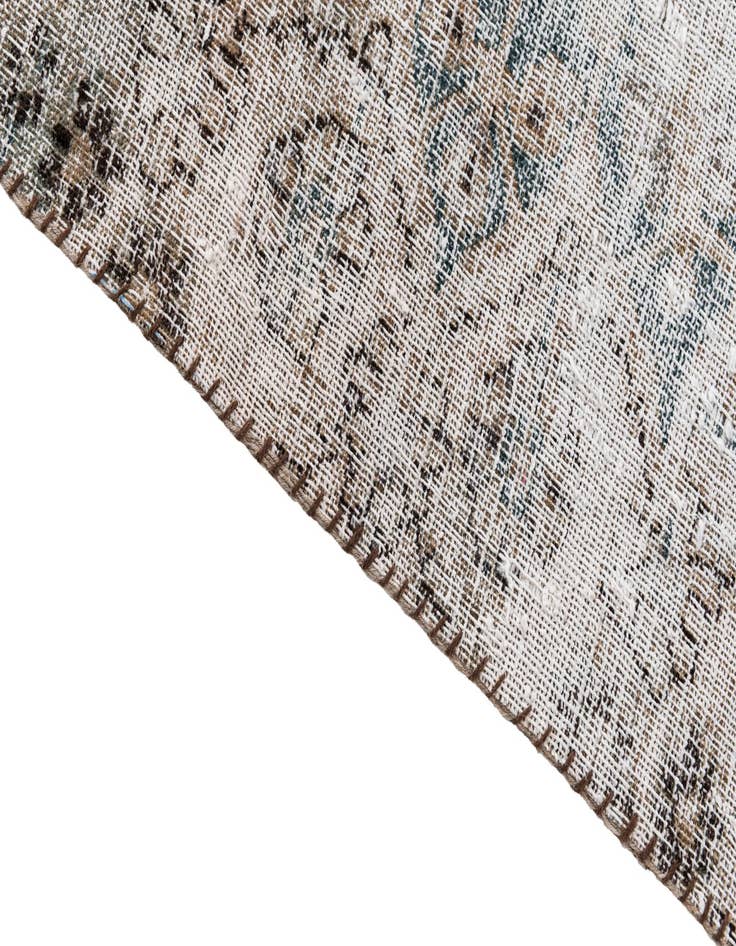 Detail image of  3' 7 x 6' 9  Hand Knotted Ultra Vintage Persian Wool Rug