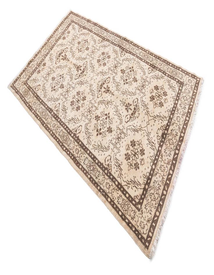 Detail image of  4' x 7'  Hand Knotted Ultra Vintage Persian Wool Rug