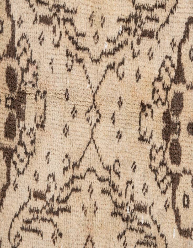 Detail image of  4' x 7'  Hand Knotted Ultra Vintage Persian Wool Rug