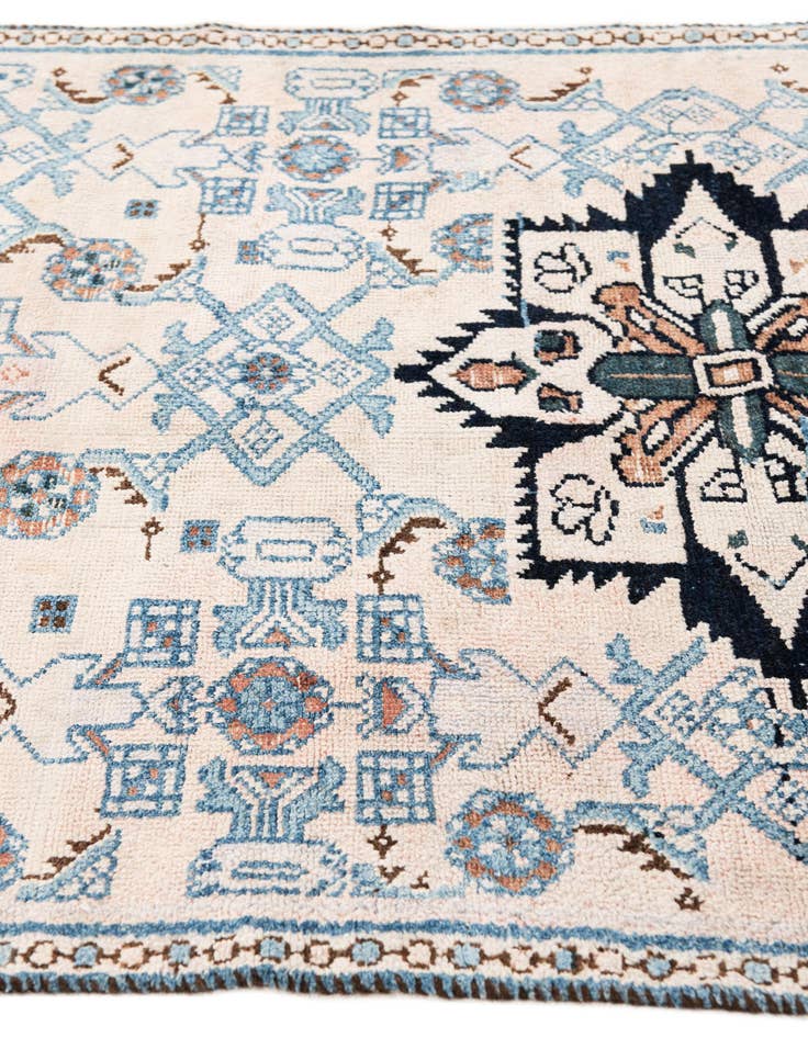 Detail image of  3' 2 x 5' 8  Hand Knotted Ultra Vintage Persian Wool Rug