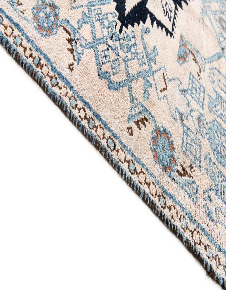 Detail image of  3' 2 x 5' 8  Hand Knotted Ultra Vintage Persian Wool Rug
