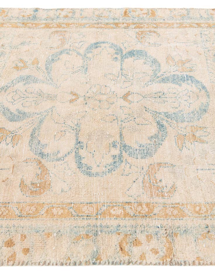 Detail image of  3' x 4' 9  Hand Knotted Ultra Vintage Persian Wool Rug