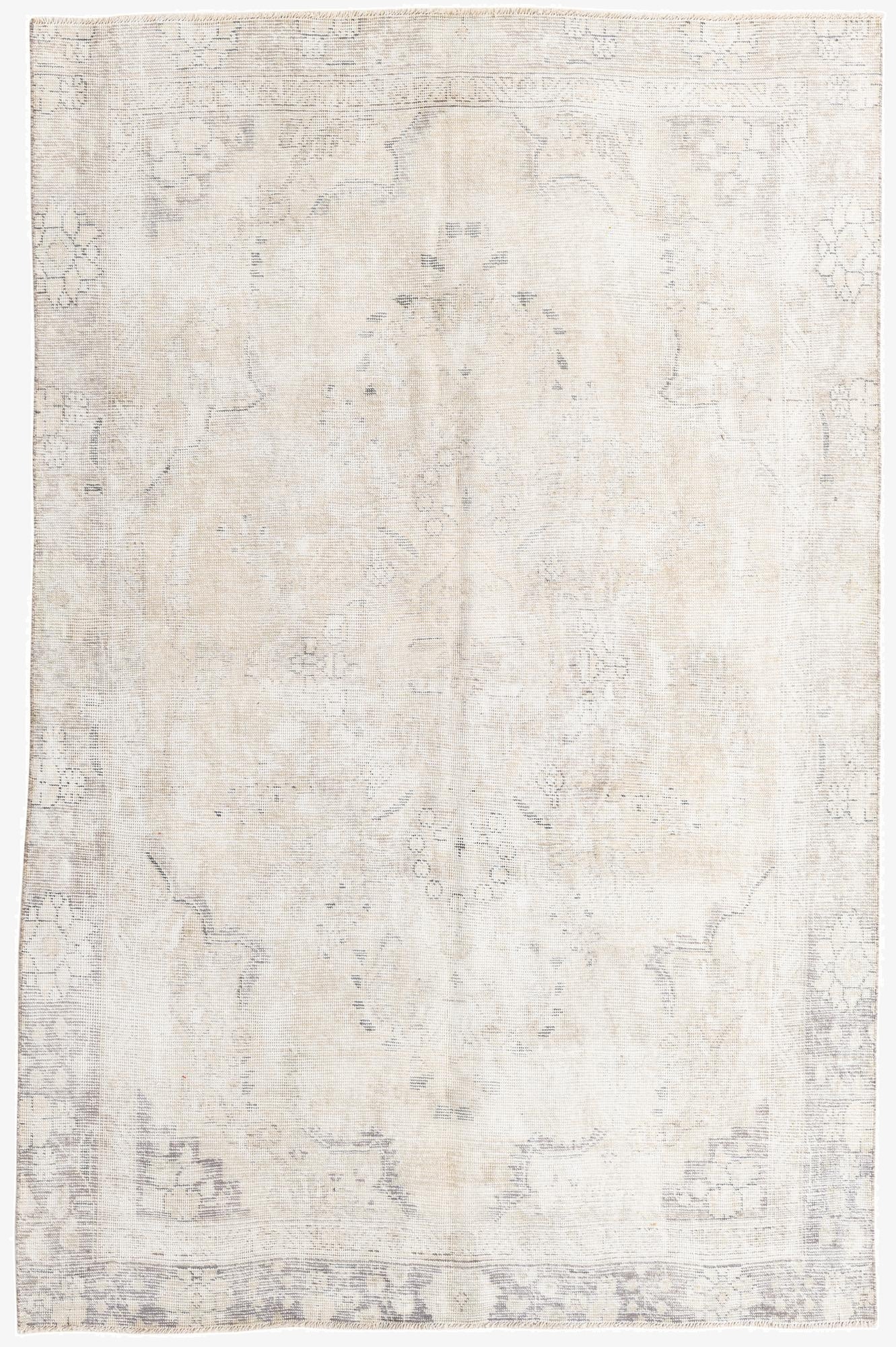  5' 10 x 9'  Hand Knotted Ultra Vintage Persian Wool Rug