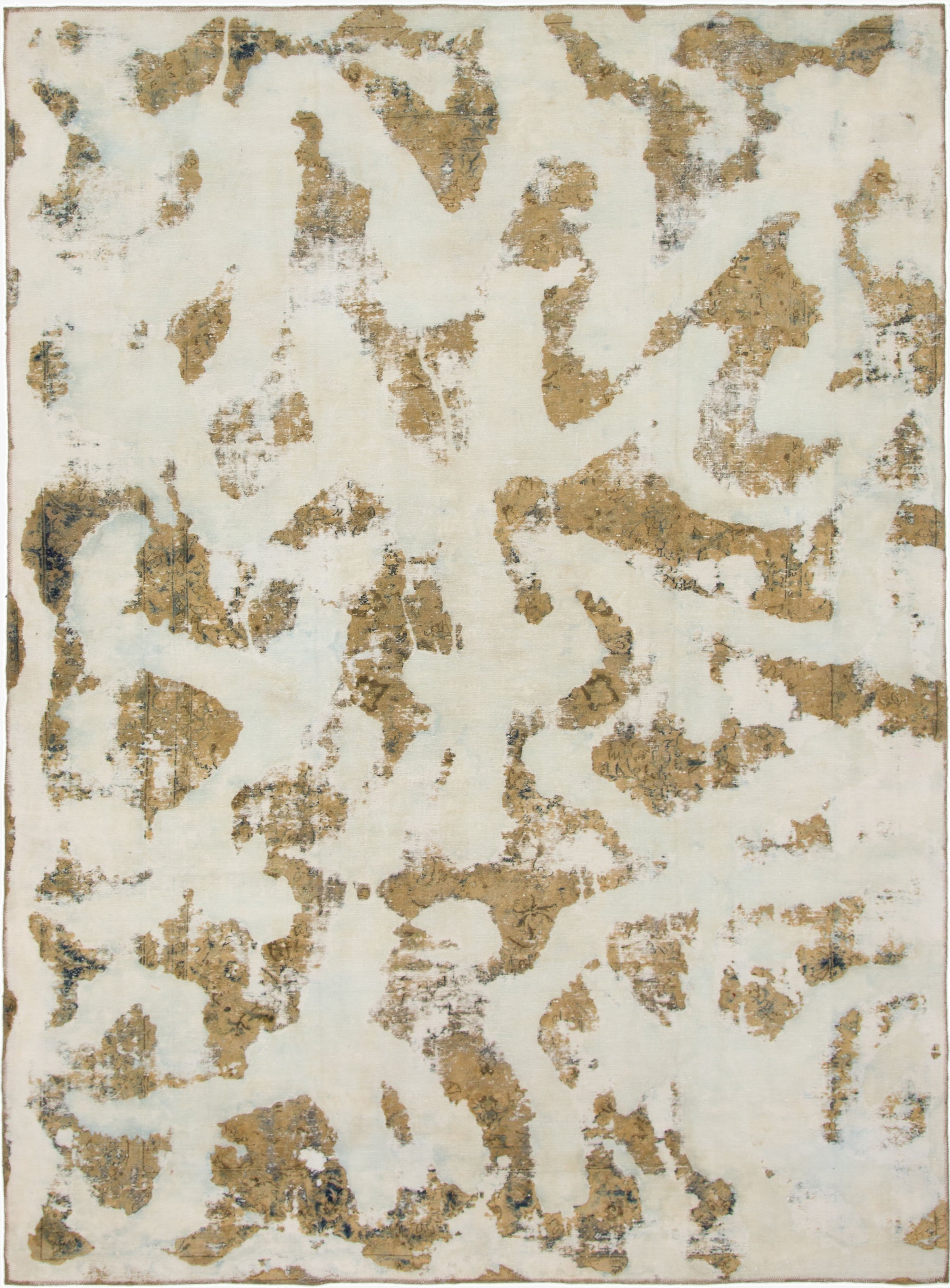  8' 9 x 12'  Hand Knotted Ultra Vintage Persian Wool Rug