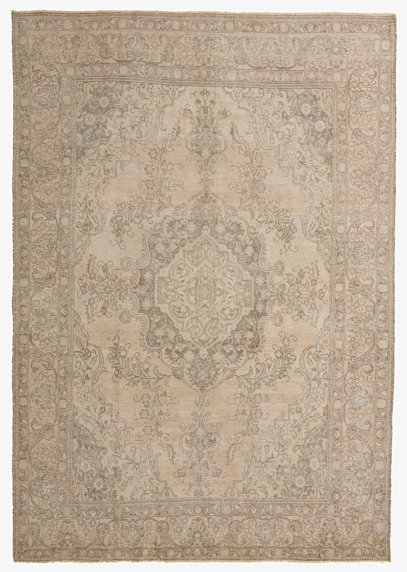  8' 3 x 11' 7  Hand Knotted Ultra Vintage Persian Wool Rug