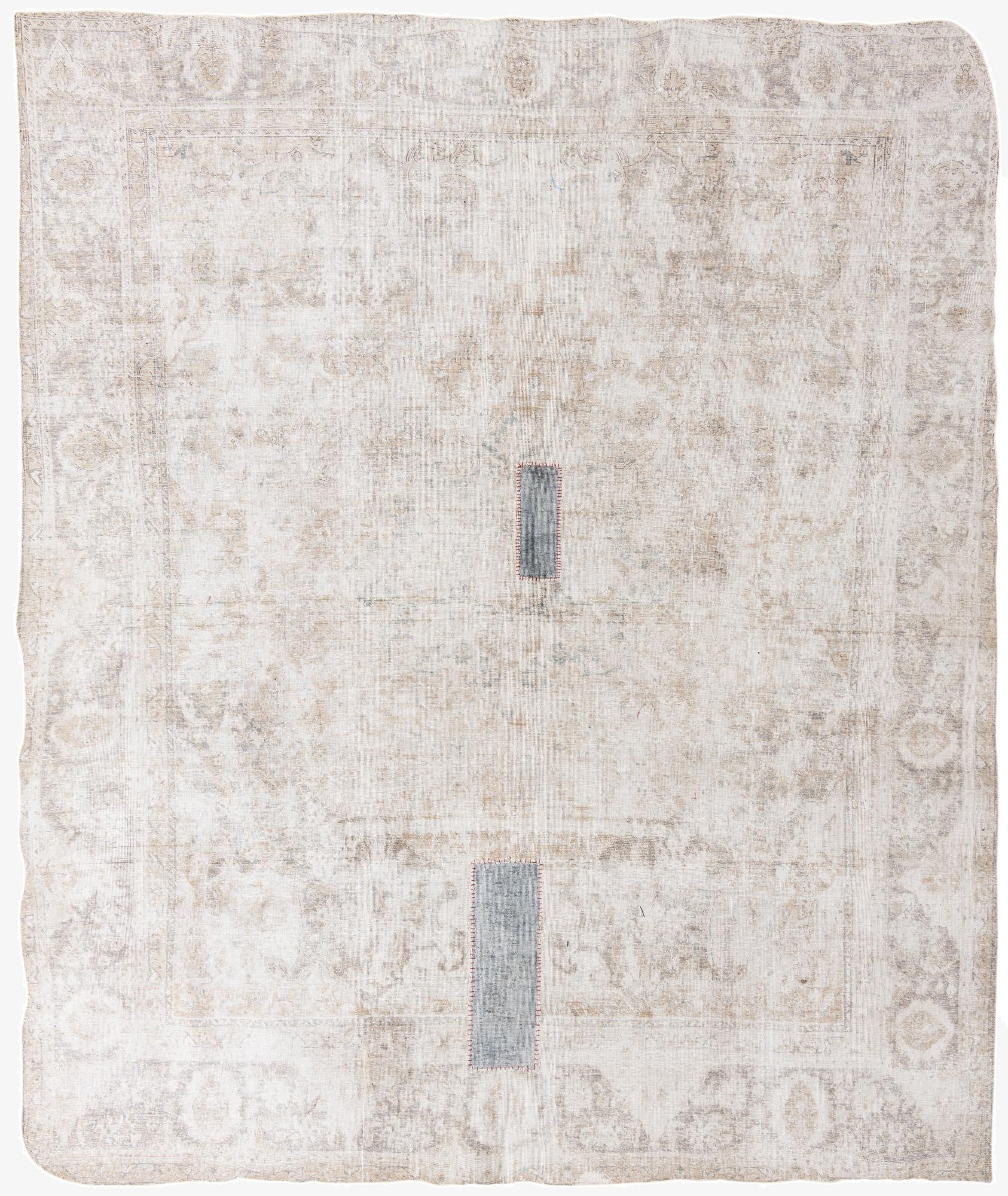  9' 6 x 11' 5  Hand Knotted Ultra Vintage Persian Wool Rug