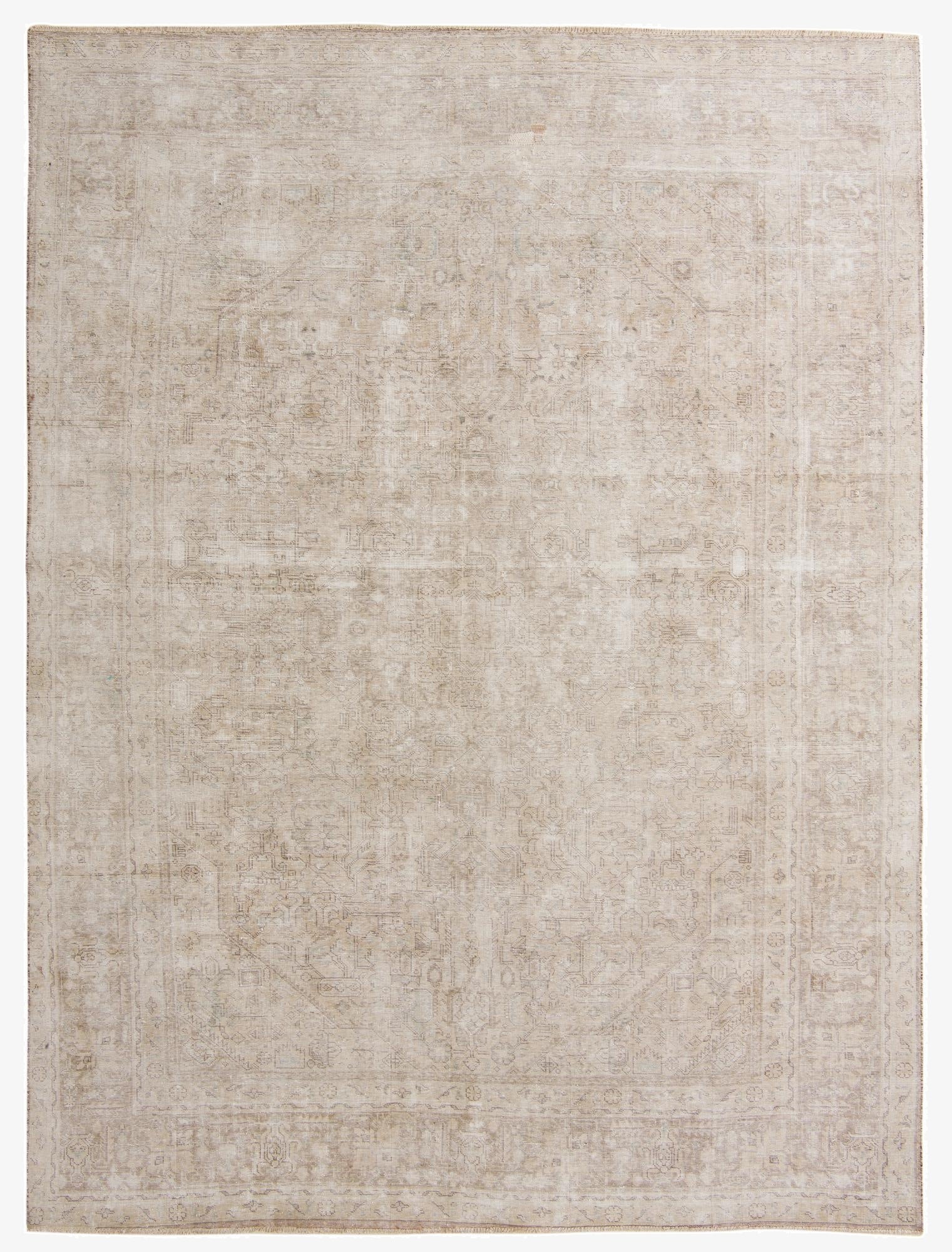  9' 5 x 12' 7  Hand Knotted Ultra Vintage Persian Wool Rug