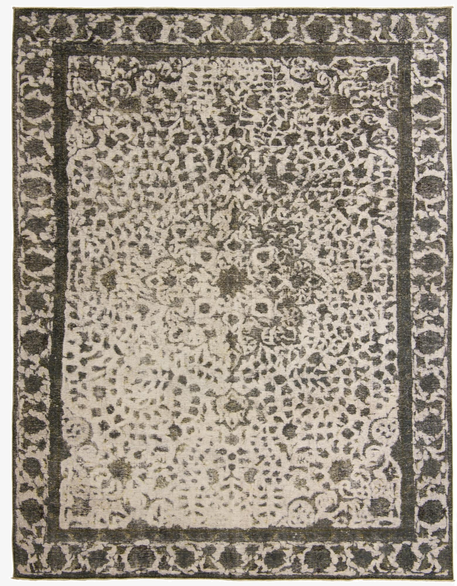  9' 2 x 12'  Hand Knotted Ultra Vintage Persian Wool Rug