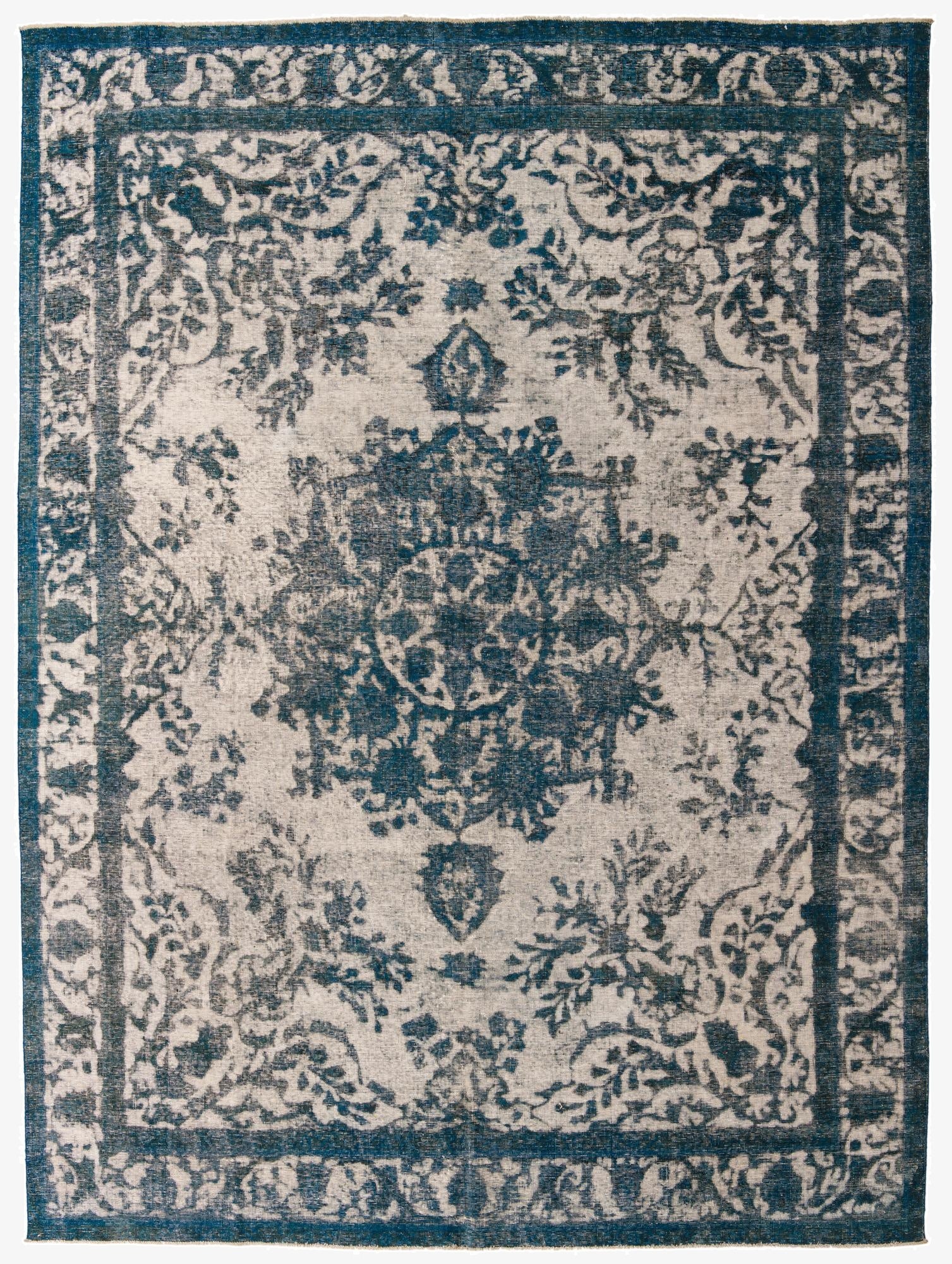  9' 4 x 12' 10  Hand Knotted Ultra Vintage Persian Wool Rug