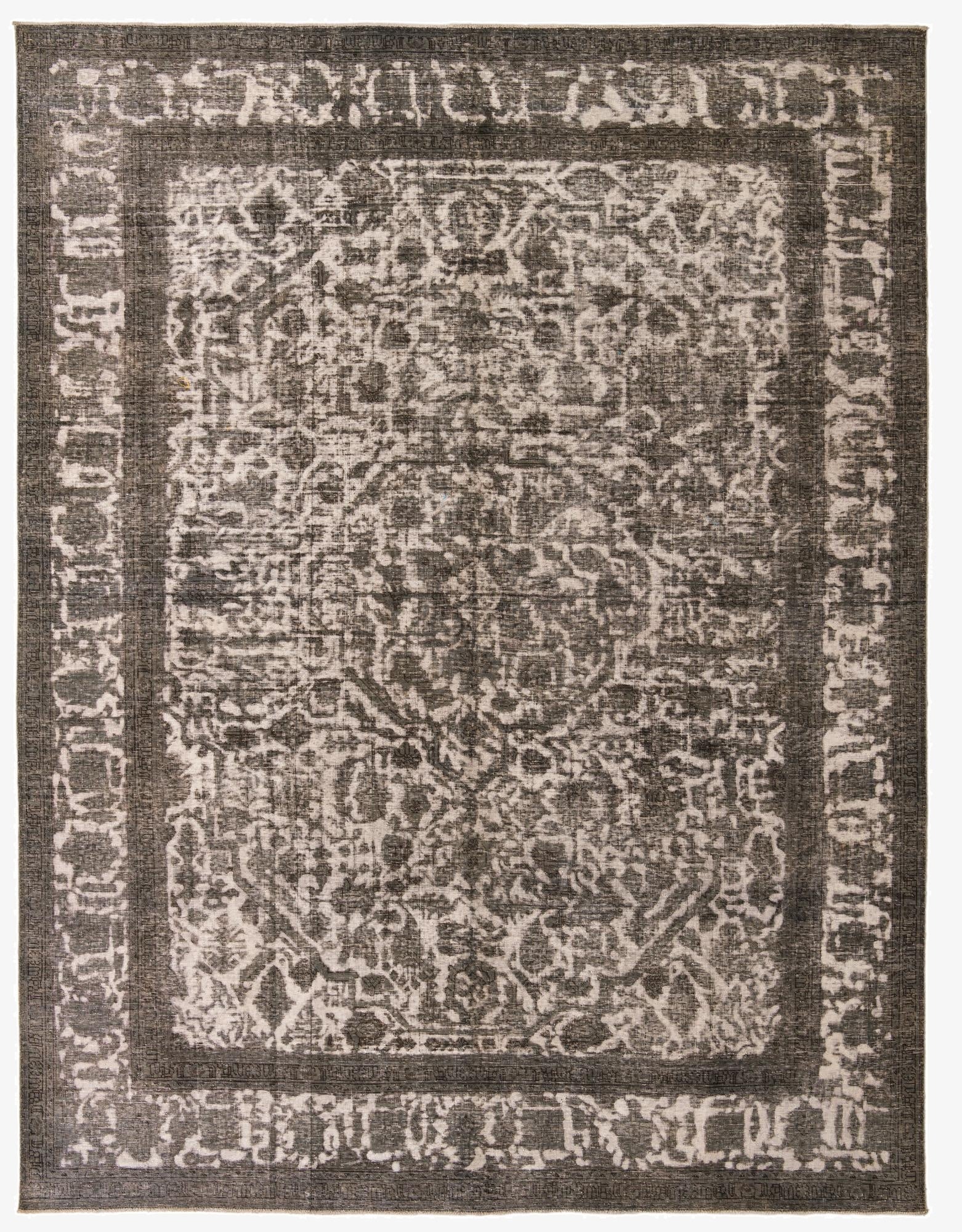  9' 9 x 12' 10  Hand Knotted Ultra Vintage Persian Wool Rug