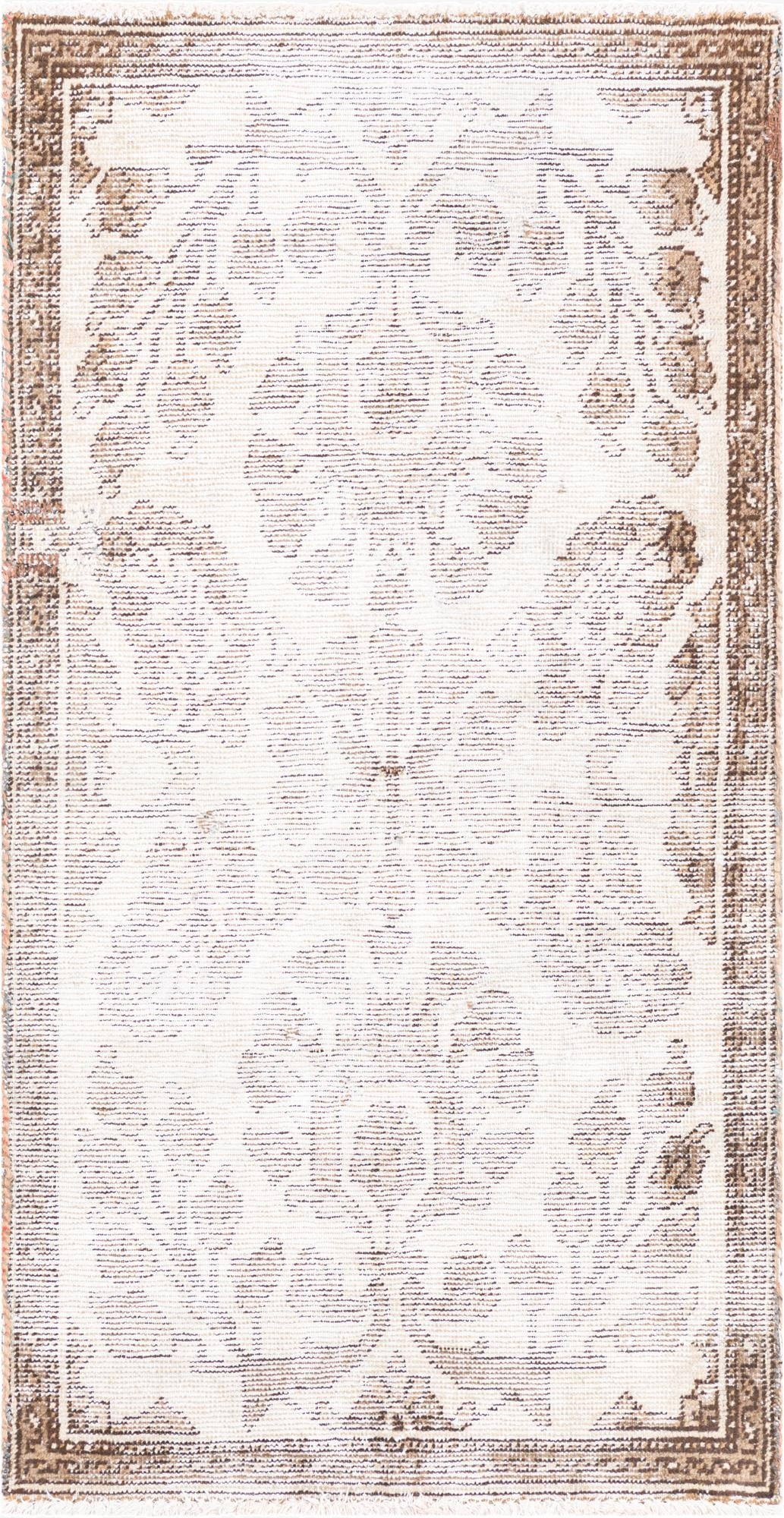  2' 10 x 5' 6  Hand Knotted Ultra Vintage Persian Wool Rug