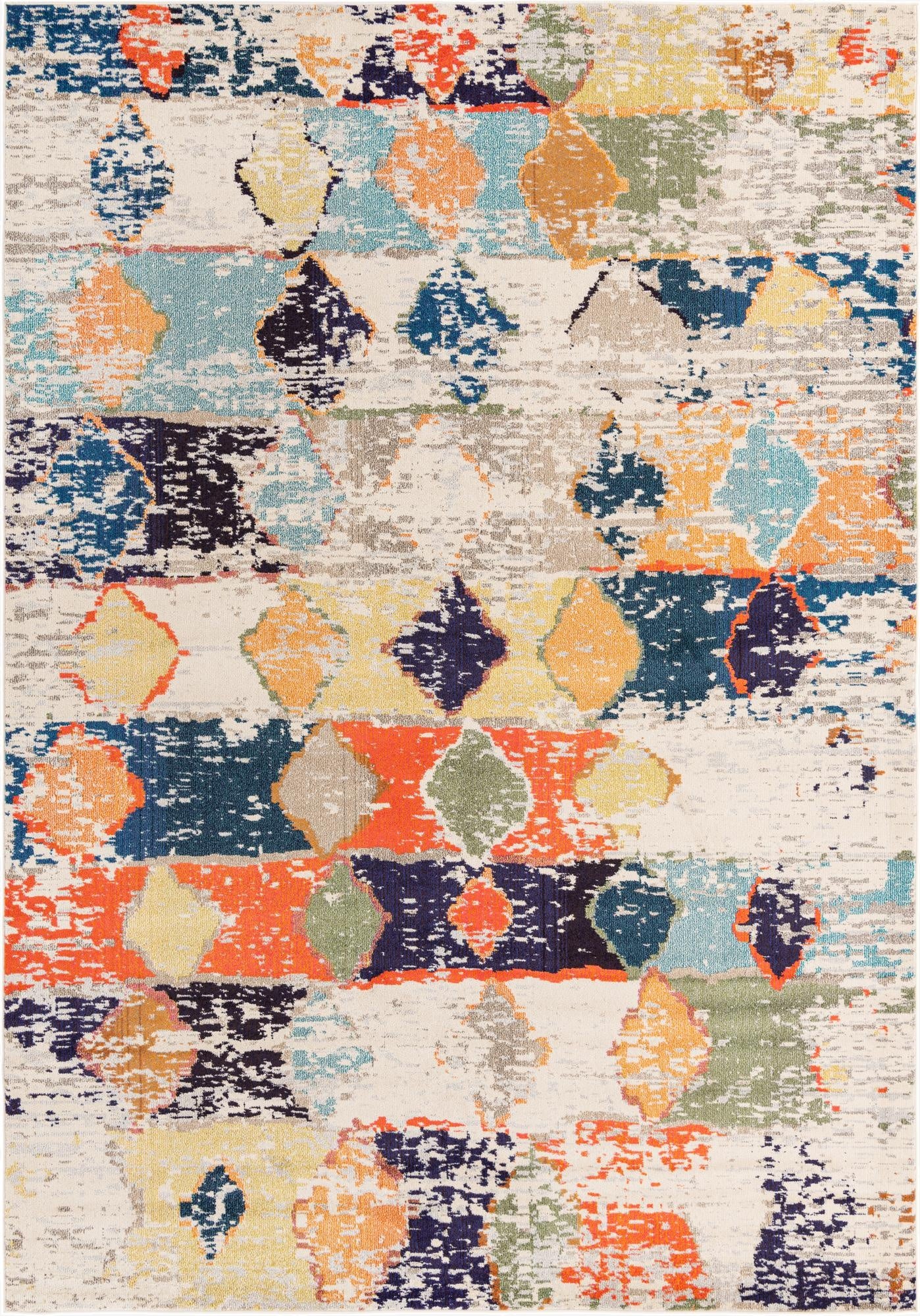  9' 10 x 14'  Washable Vivid Rug