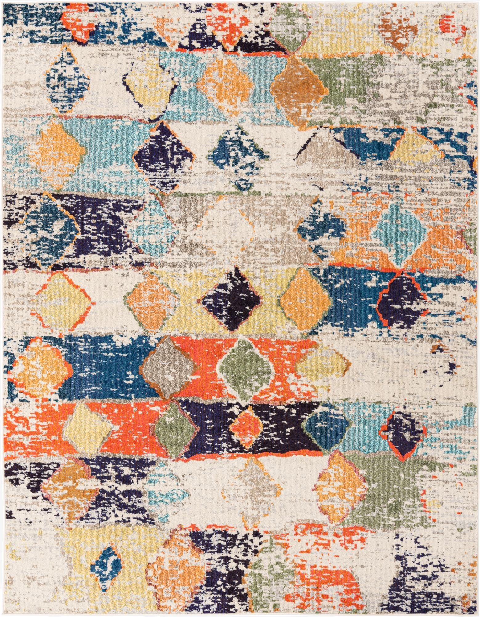  7' 10 x 10'  Washable Vivid Rug