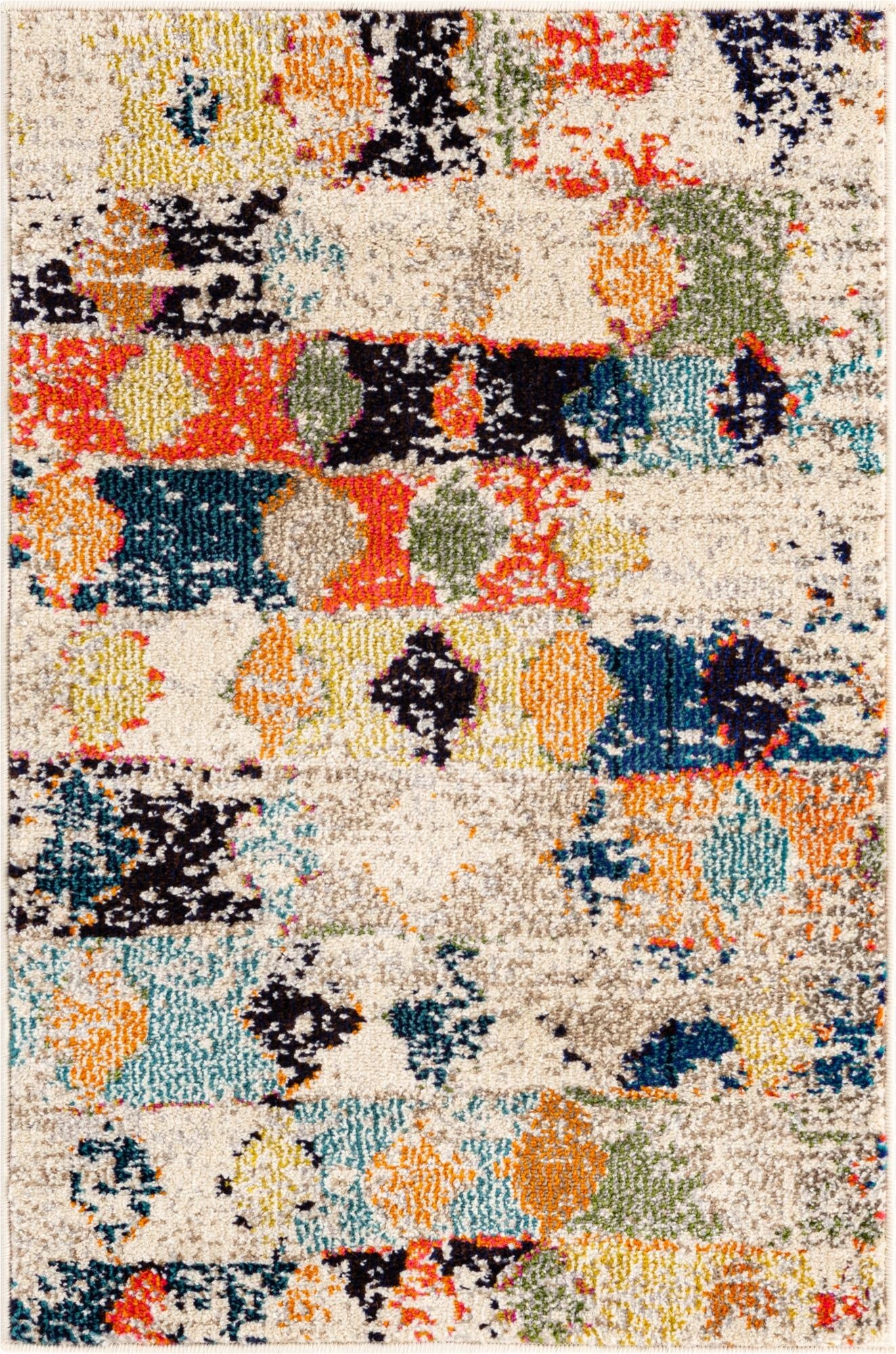  2' 2 x 3'  Washable Vivid Rug