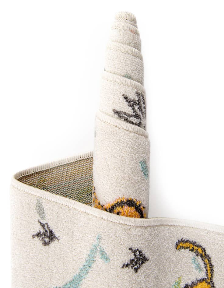 Detail image of  7' 10 x 10' Animals Whimsy Kids Rug