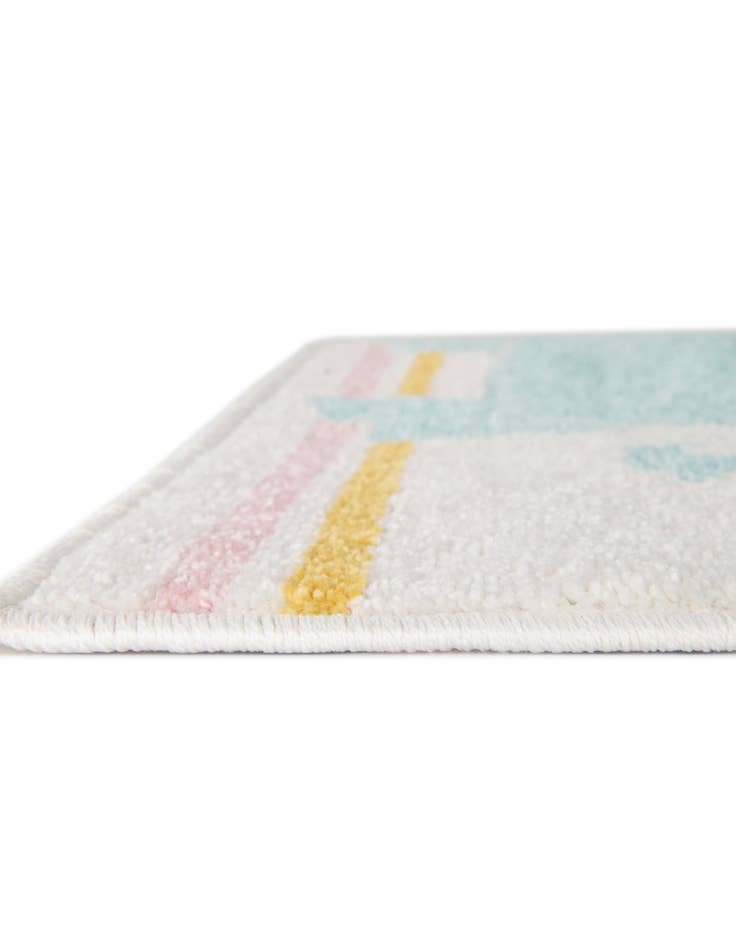 Detail image of  3' 11 x 5' 11 Animals Whimsy Kids Rug