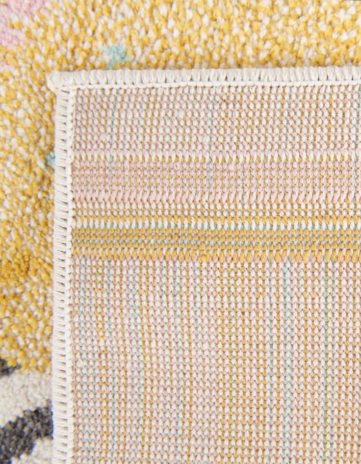 Detail image of  3' 11 x 5' 11 Animals Whimsy Kids Rug