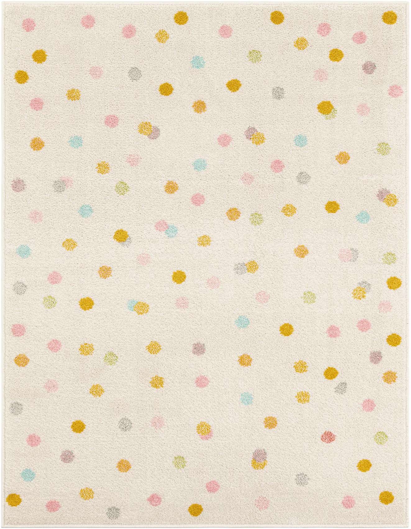 Primary image  3' 11 x 5' 11 Polka Dot Whimsy Kids Rug