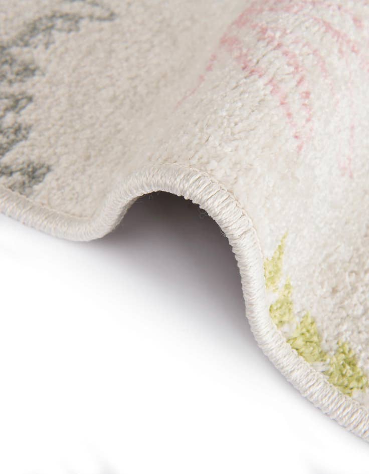 Detail image of  3' 11 x 5' 11 Dinosaur Whimsy Kids Rug