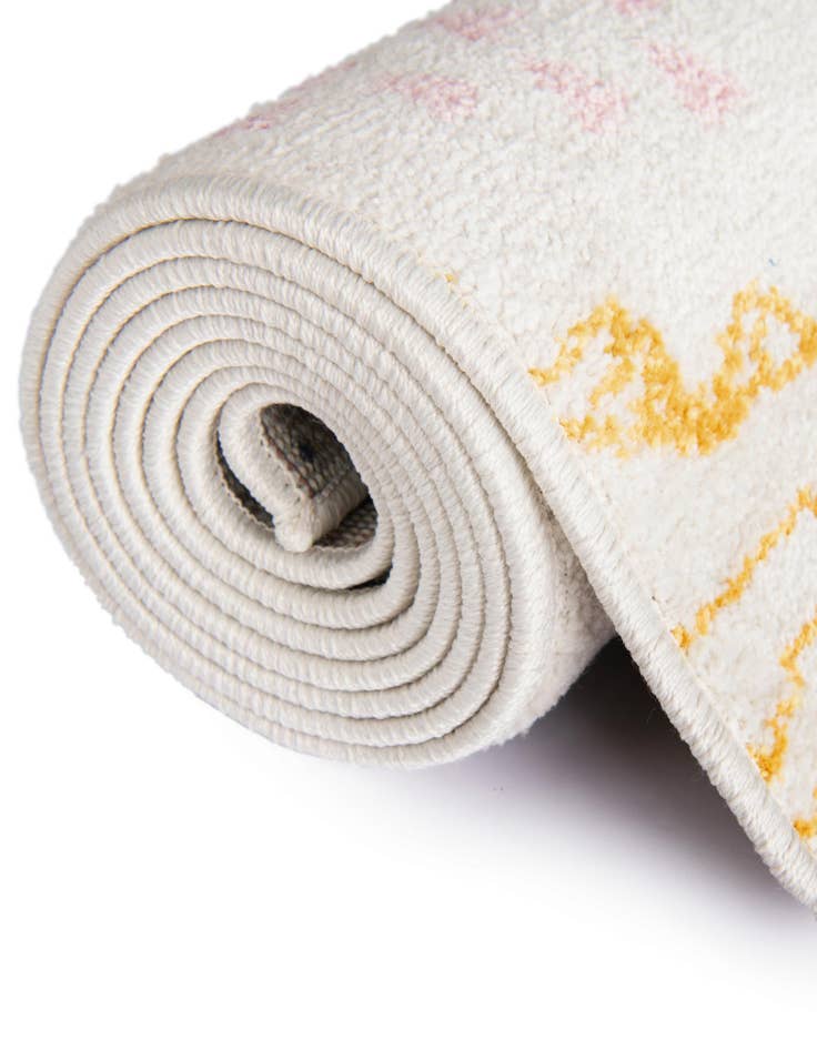 Detail image of  3' 11 x 5' 11 Dinosaur Whimsy Kids Rug