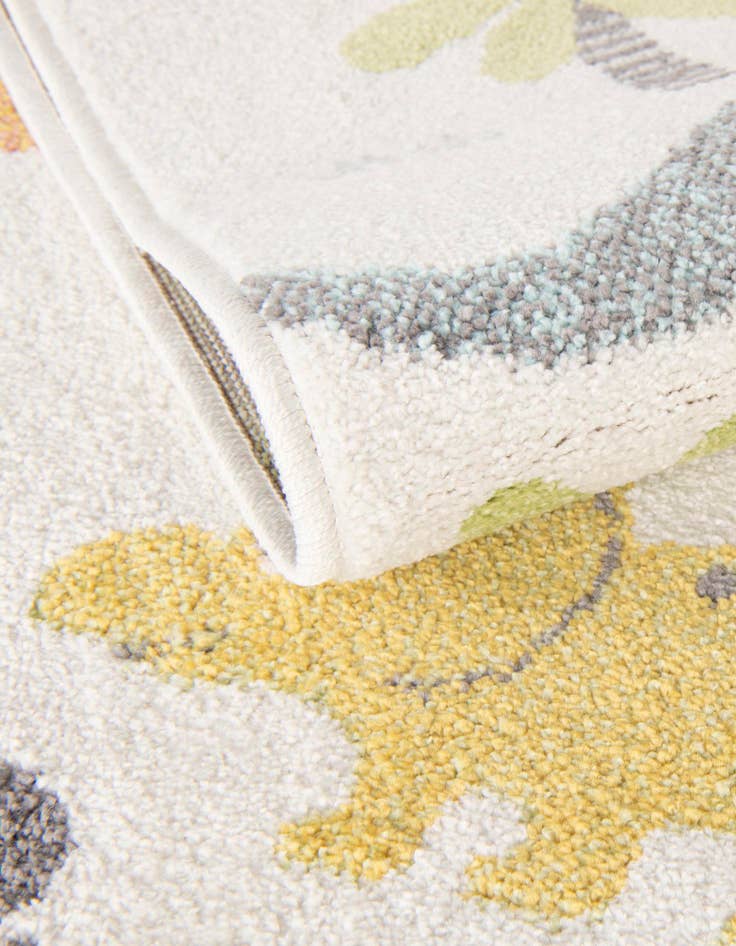 Detail image of  4' 1 x 6' 1 Dinosaur Whimsy Kids Rug