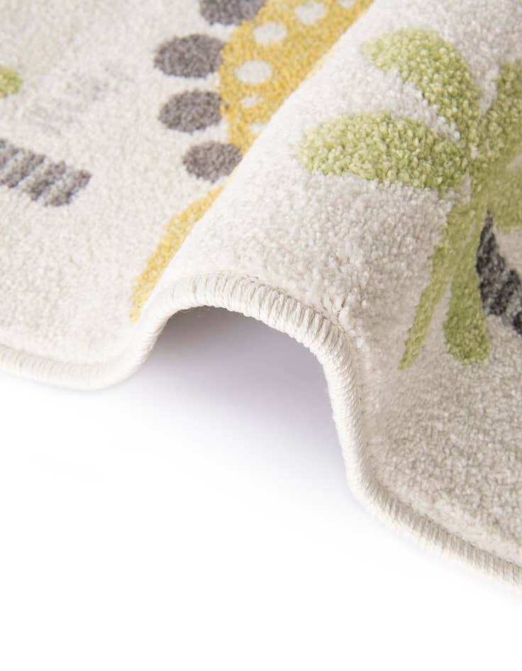 Detail image of  4' 1 x 6' 1 Dinosaur Whimsy Kids Rug