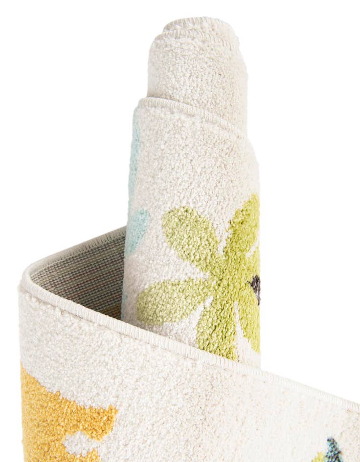 Detail image of  4' 1 x 6' 1 Dinosaur Whimsy Kids Rug