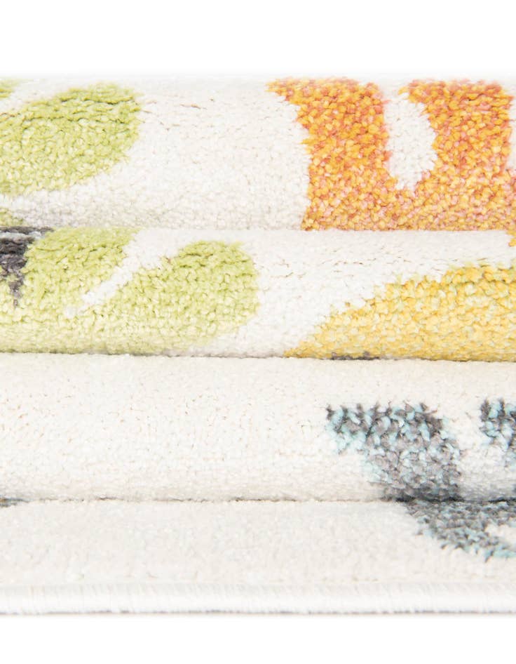 Detail image of  4' 1 x 6' 1 Dinosaur Whimsy Kids Rug