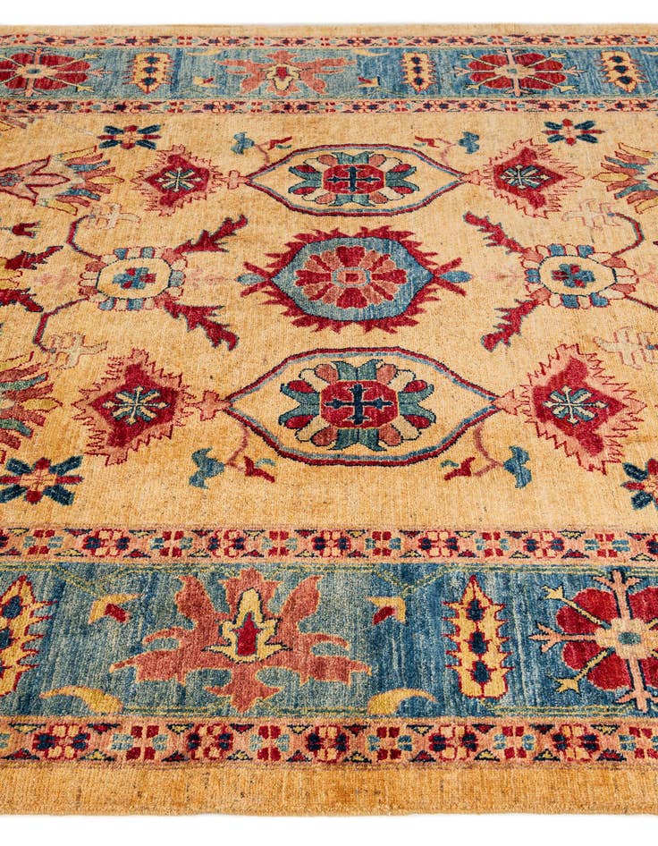 Detail image of  6' 8 x 9' 6  Hand Knotted Ziegler Wool Rug