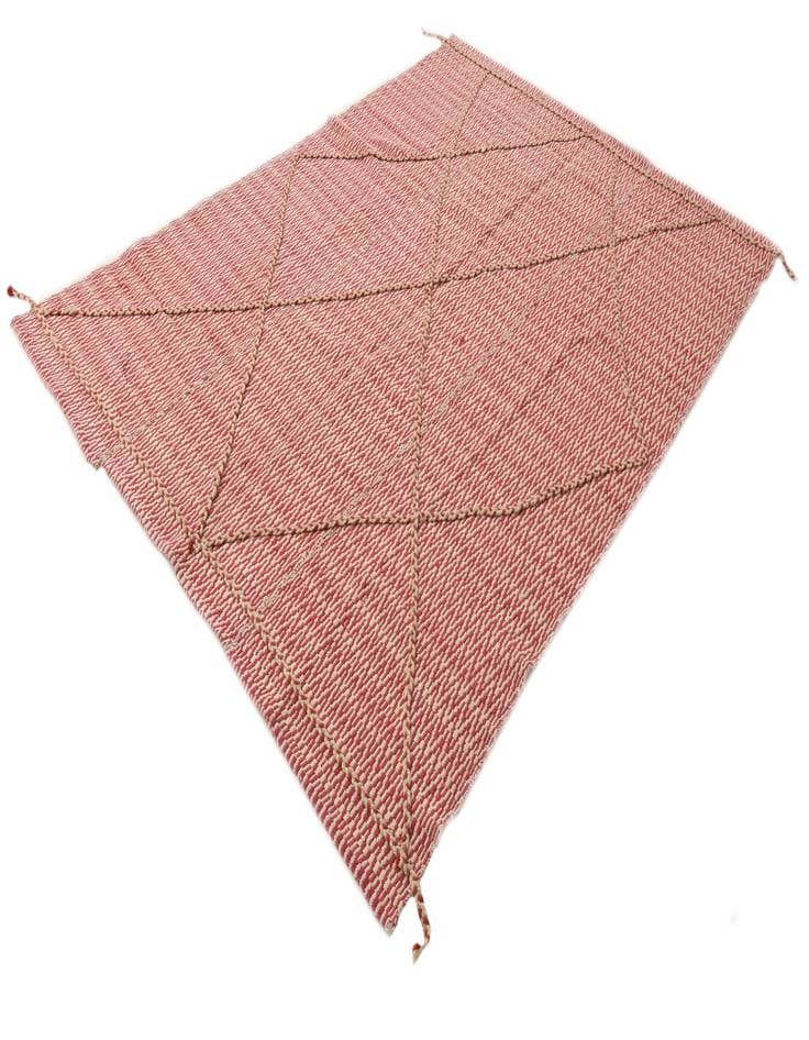 Detail image of  6' 1 x 8' 6  Hand Knotted Moroccan Wool Rug