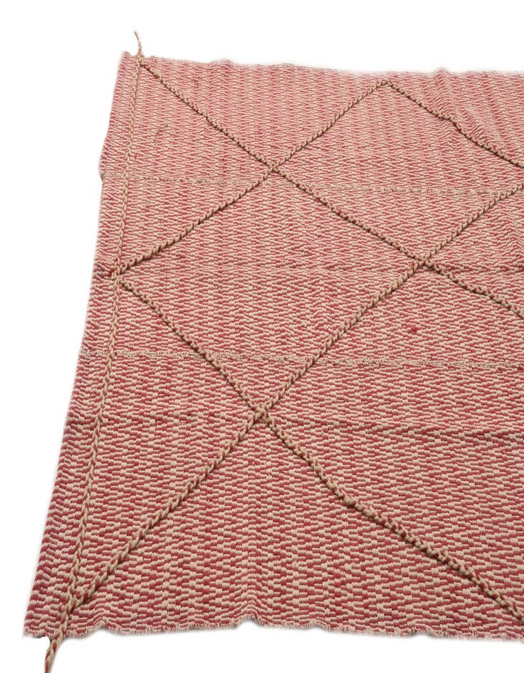 Detail image of  6' 1 x 8' 6  Hand Knotted Moroccan Wool Rug