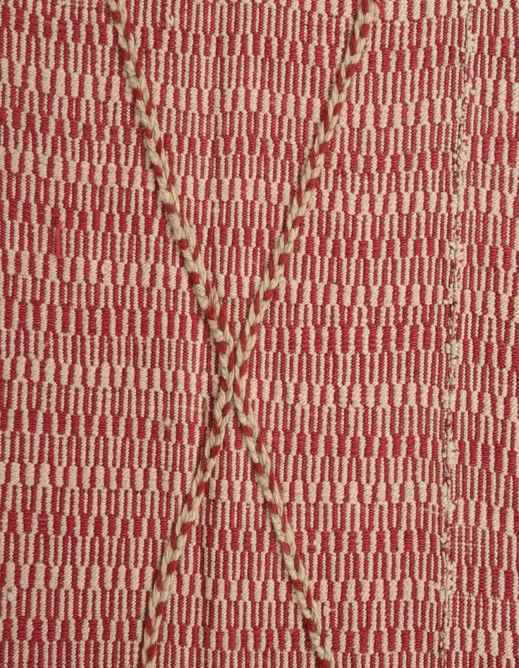 Detail image of  6' 1 x 8' 6  Hand Knotted Moroccan Wool Rug