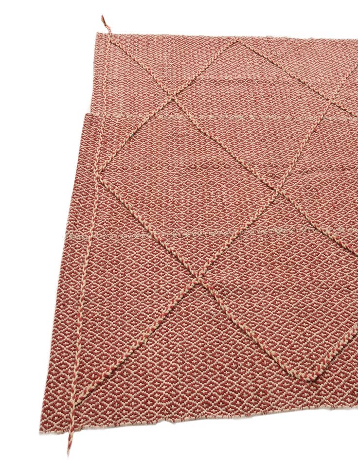 Detail image of  5' 6 x 7' 3  Hand Knotted Moroccan Wool Rug