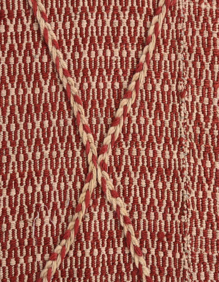 Detail image of  5' 6 x 7' 3  Hand Knotted Moroccan Wool Rug