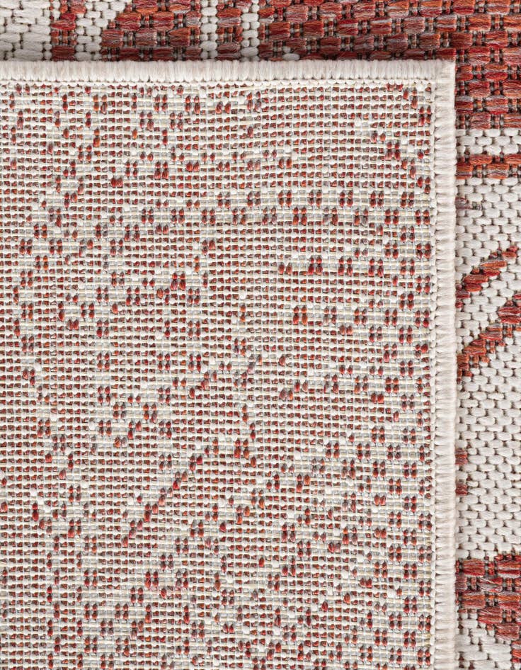 Detail image of  5' 3 x 8'  Washable Coastal Indoor / Outdoor Rug