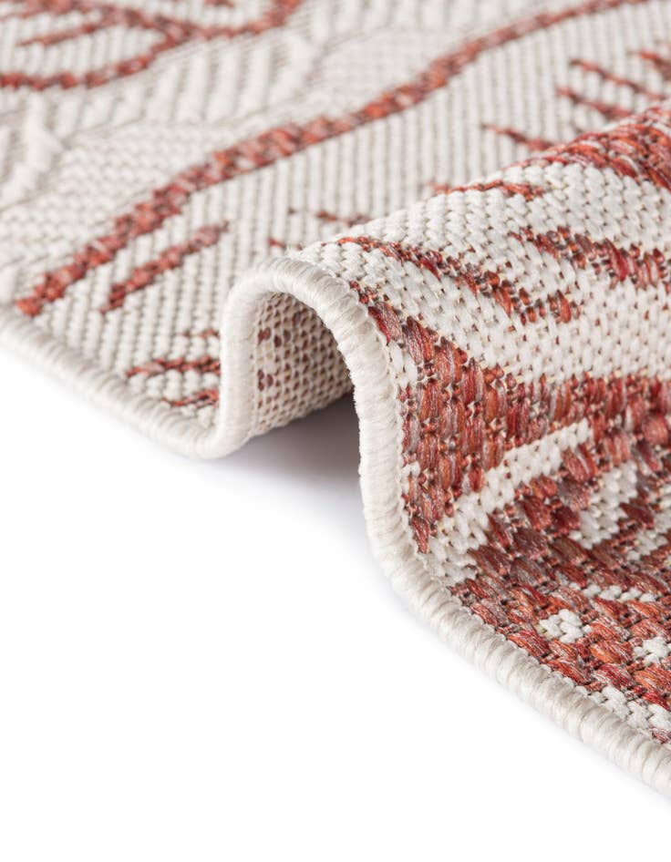 Detail image of  5' 3 x 8'  Washable Coastal Indoor / Outdoor Rug