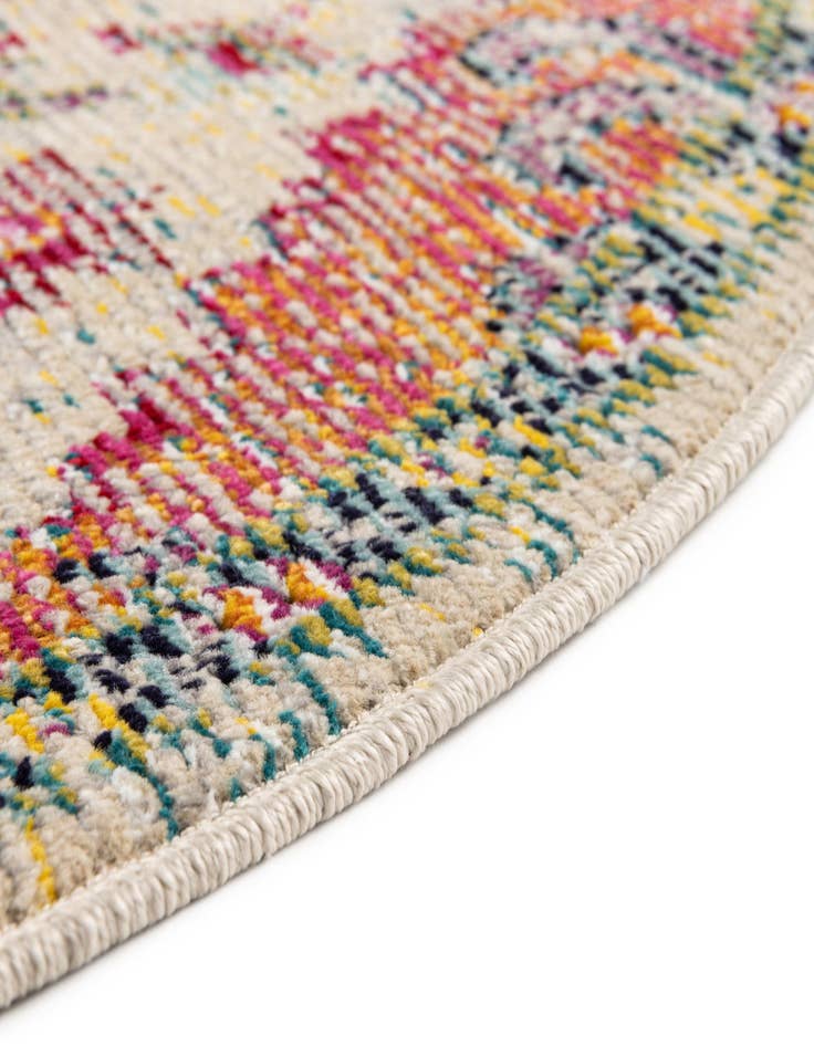 Detail image of  4' x 4' Amulet Round Rug