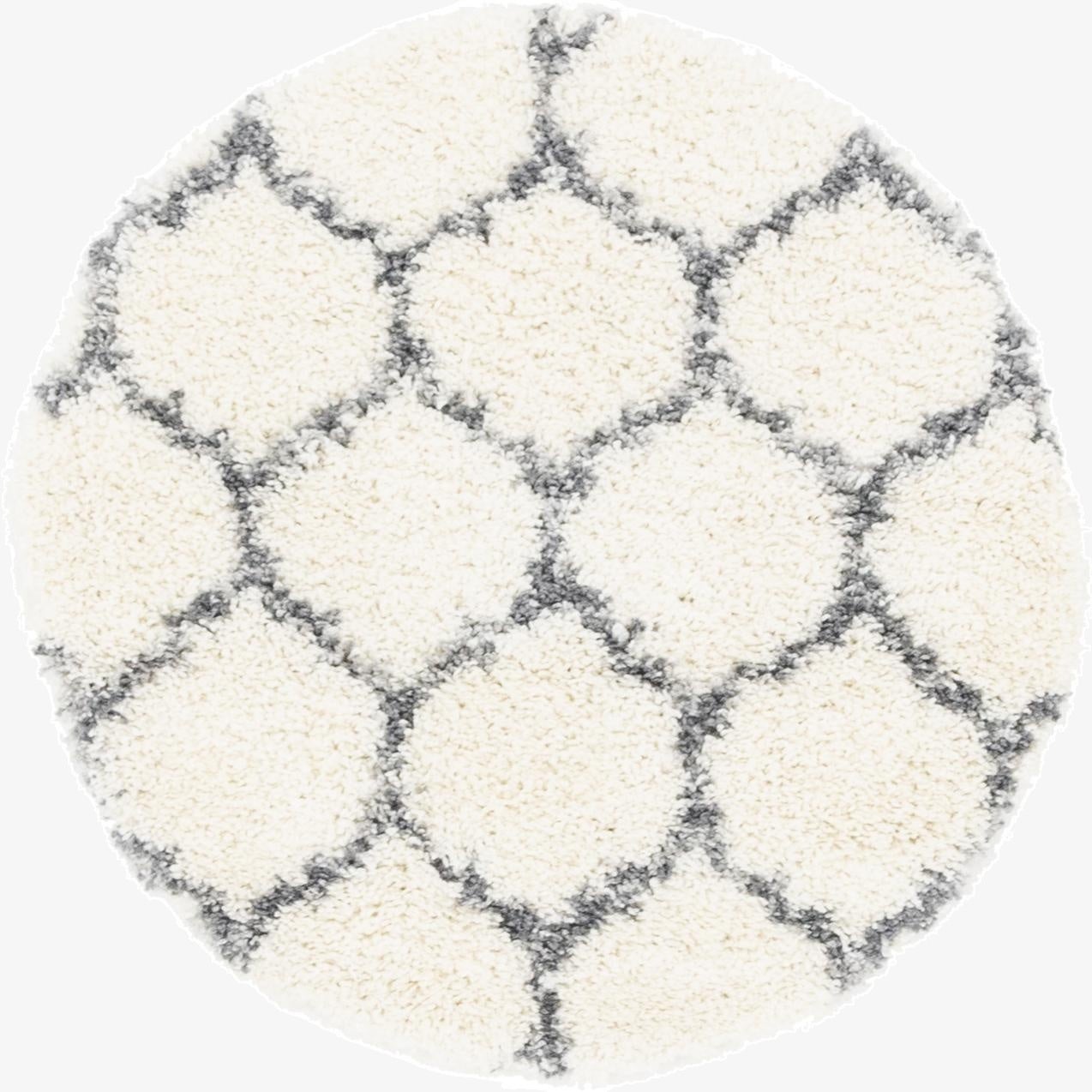 3' 3 x 3' 3 Athena Shag Round Rug