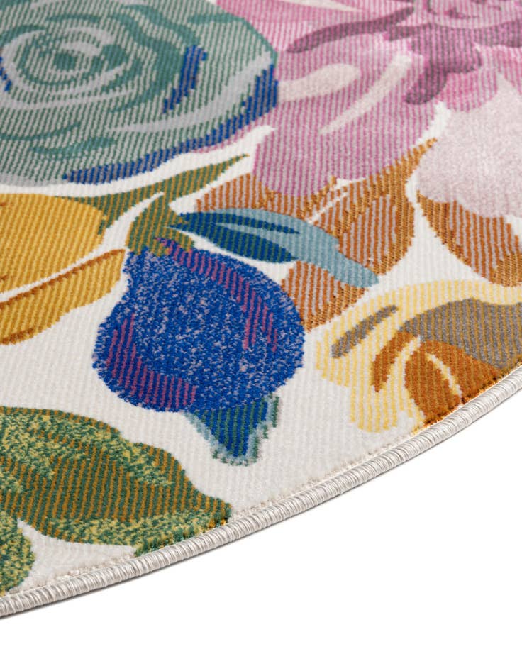 Detail image of  6' 1 x 6' 1 Blossom Round Rug