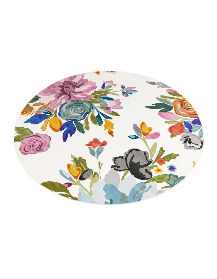 Detail image of  7' x 7' Blossom Round Rug