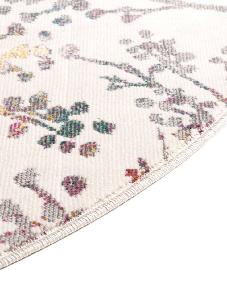 Detail image of  5' 3 x 5' 3 Blossom Round Rug