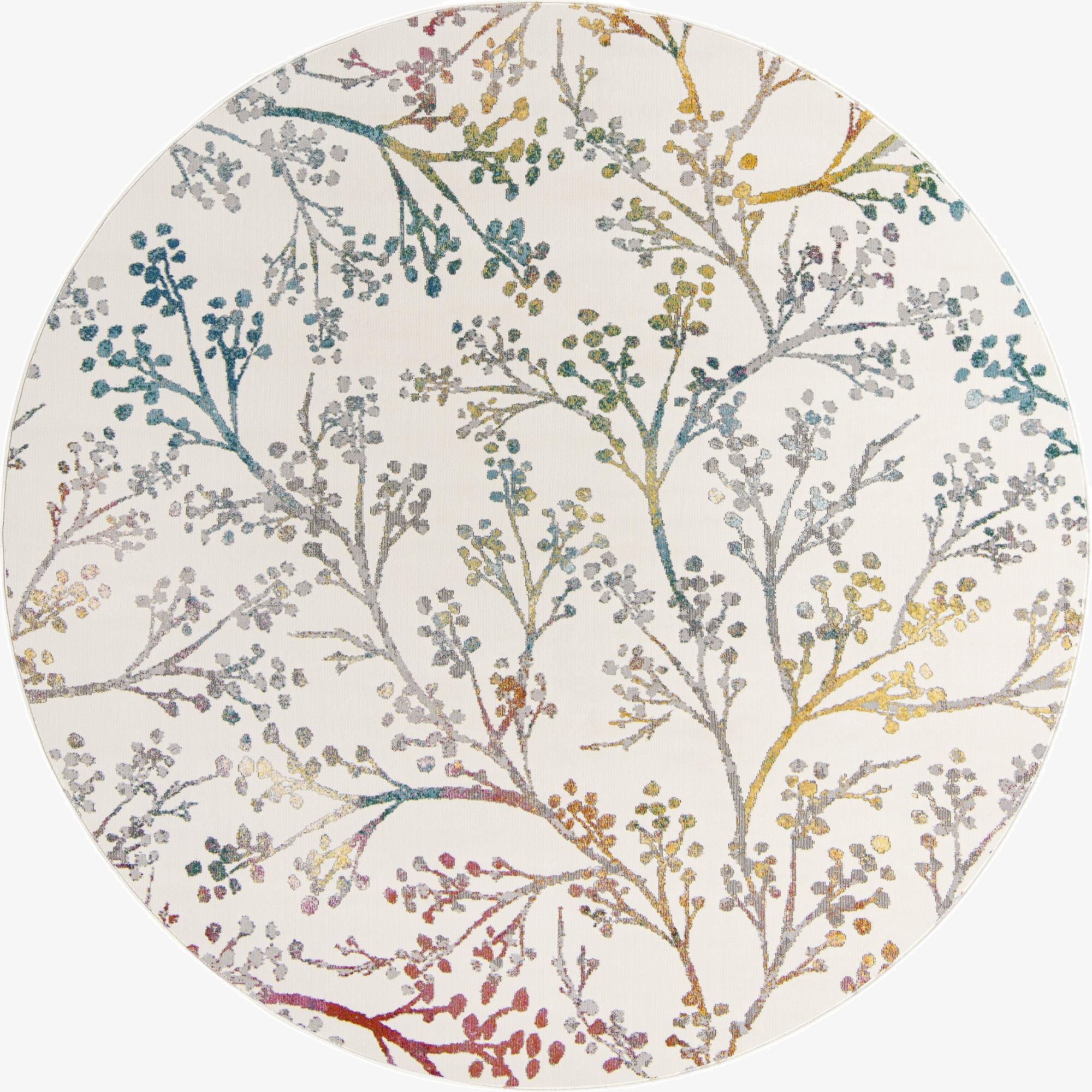  7' x 7' Blossom Round Rug