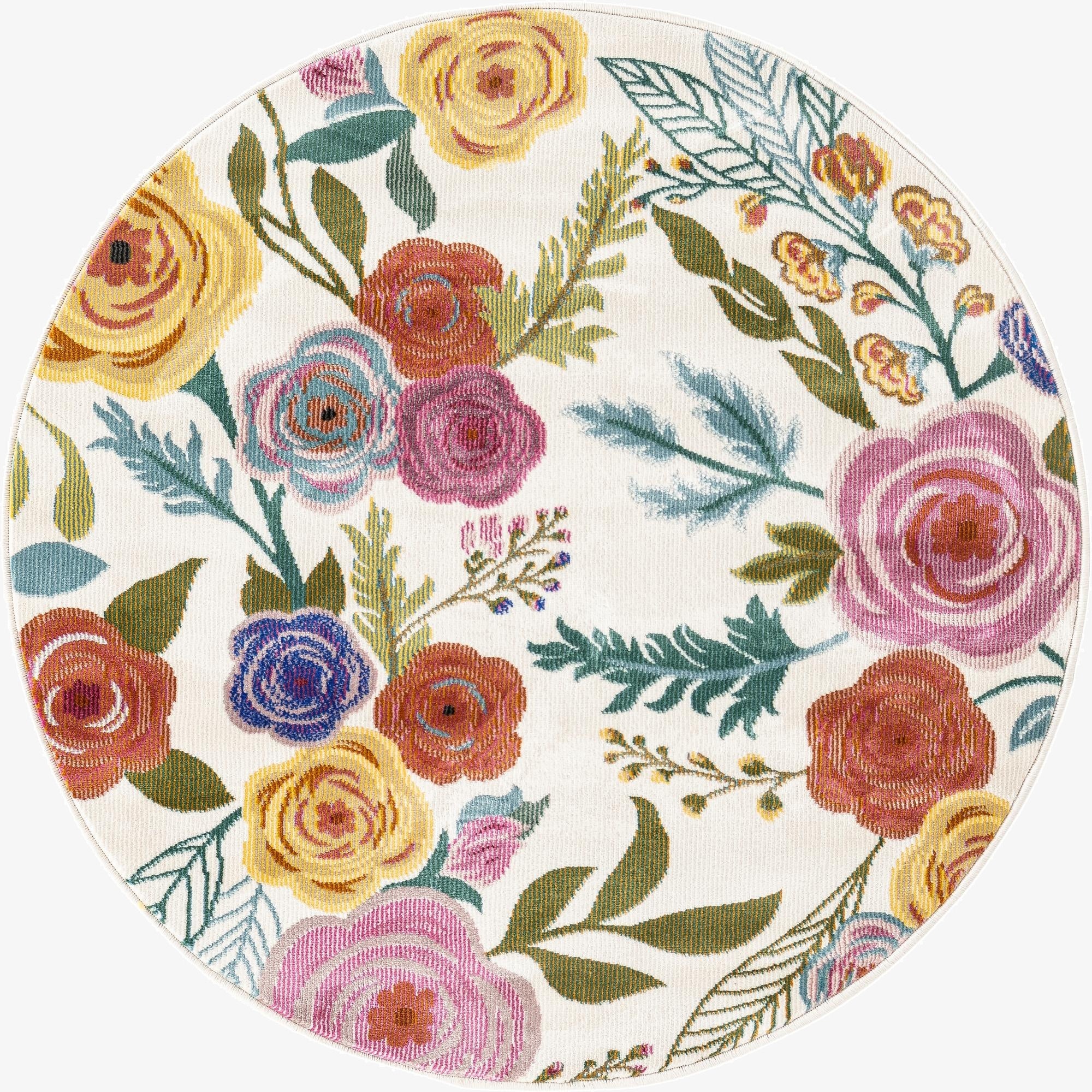  3' 3 x 3' 3 Blossom Round Rug