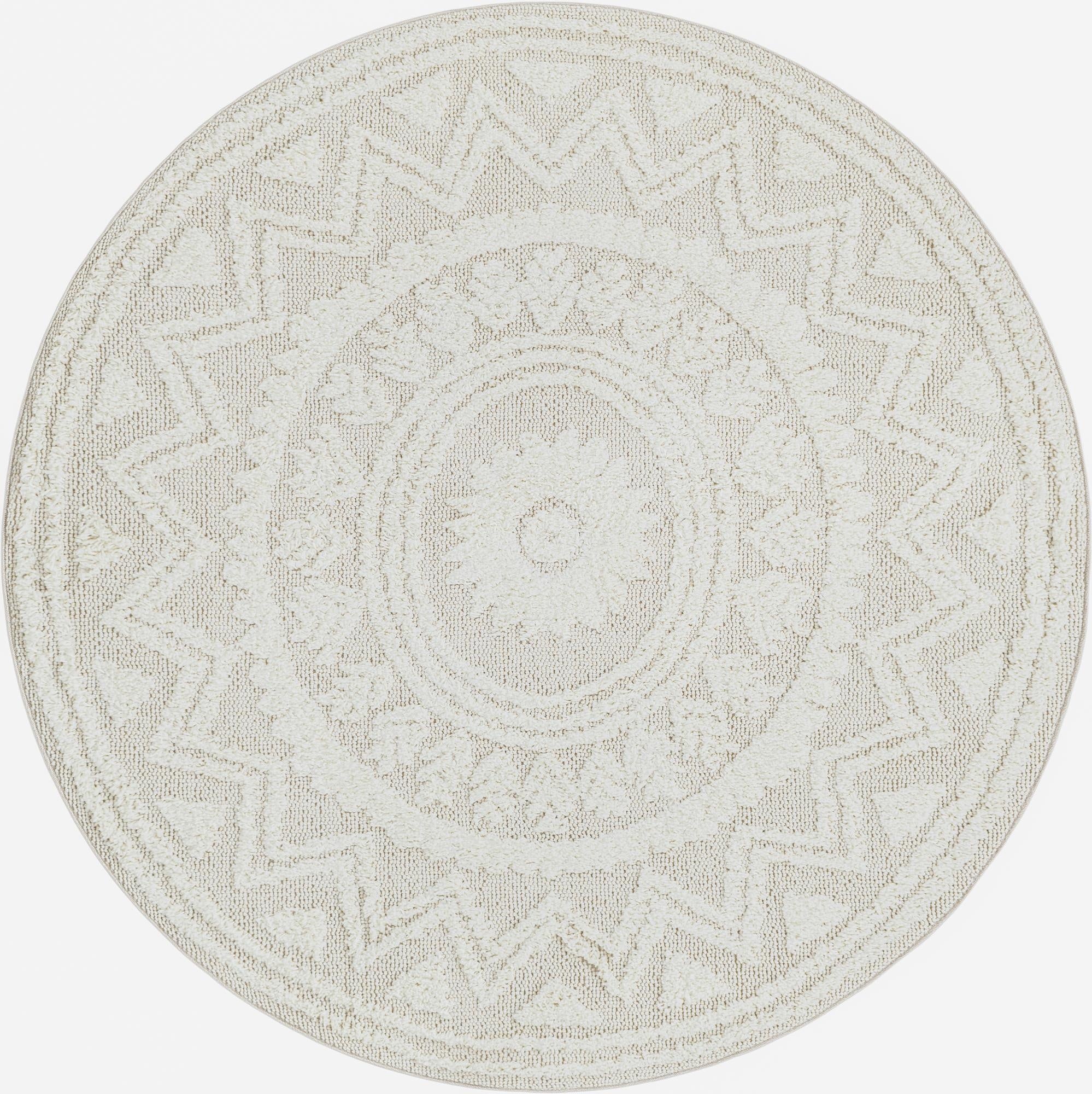  5' 3 x 5' 3 Boho Round Rug
