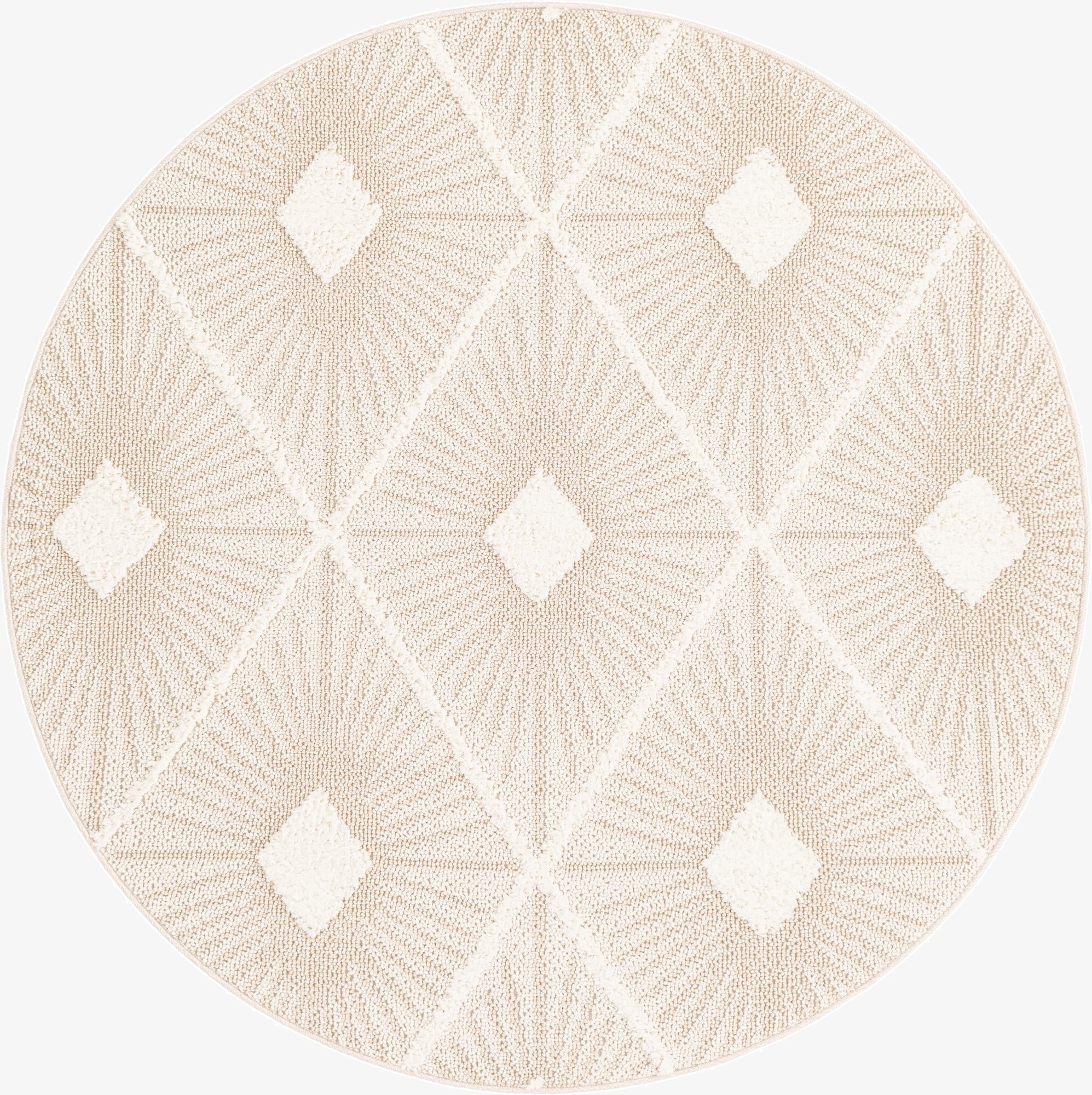  5' 3 x 5' 3 Boho Round Rug