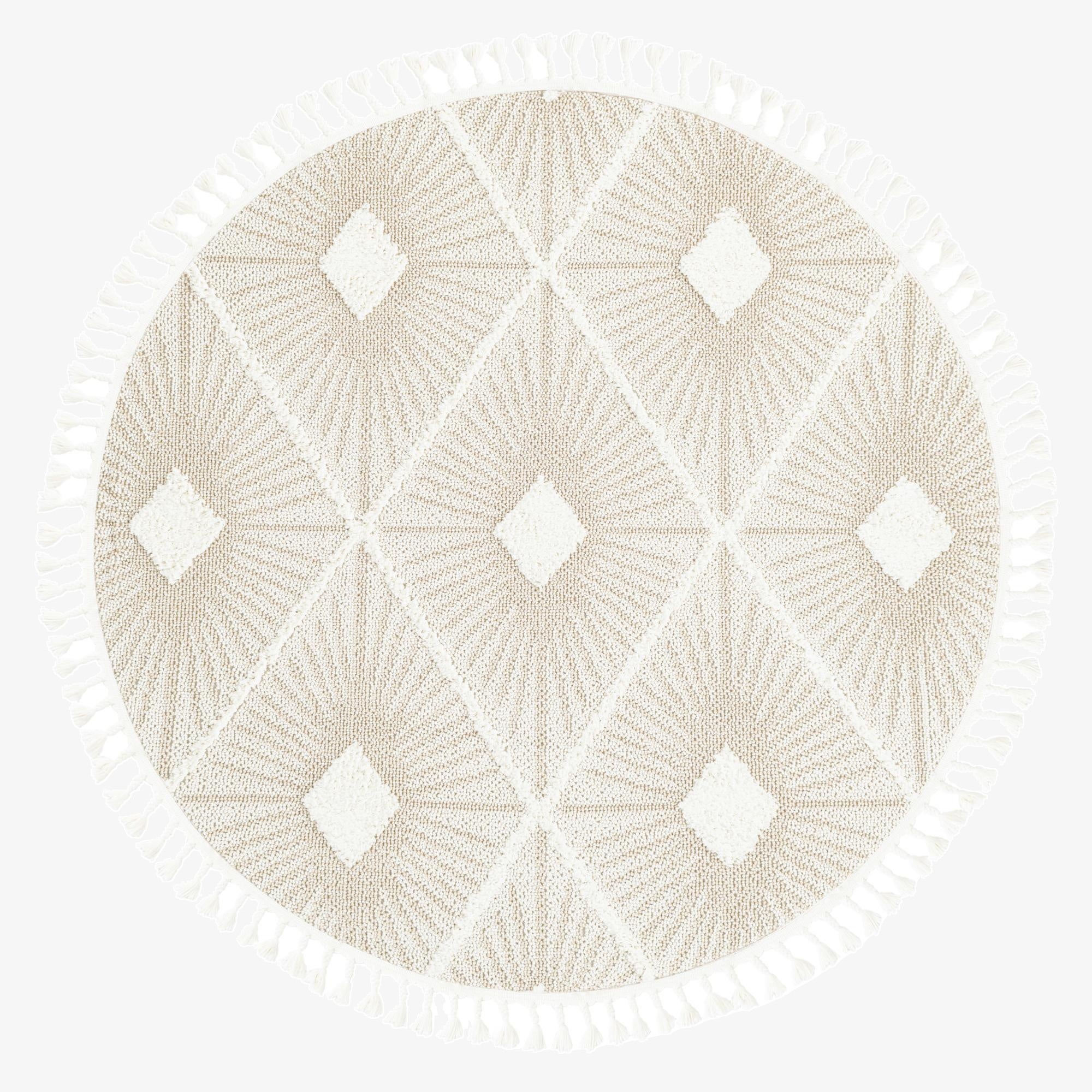  5' 3 x 5' 3 Boho Round Rug